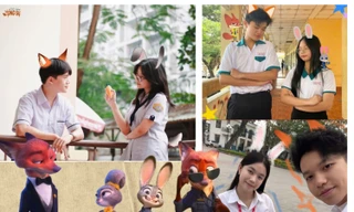 Teen đu trend “bộ đôi cộng sự” Nick - Judy, tạo ra bộ ảnh thanh xuân cưng xỉu 