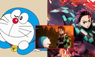 Doraemon bất ngờ xuất hiện trong Thanh Gươm Diệt Quỷ, thực hư ra sao?