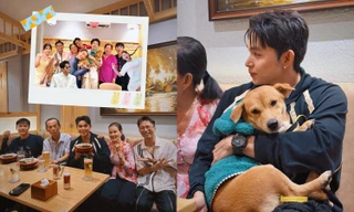 Gia Đình Haha hội ngộ đầu năm cùng cô chú Chín Cường và "thành viên đặc biệt"