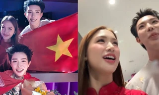 Hòa Minzy đi cổ vũ Đức Phúc sẵn "tấu hài": Trình tiếng Anh khiến netizen cười xỉu
