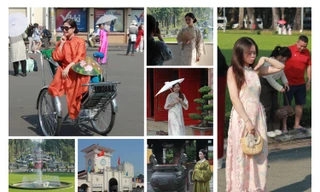 Noel chưa đến nhưng giới trẻ đã xúng xính áo dài chuẩn bị đón Xuân Bính Ngọ