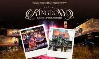 KINGDOM "tất tay" ủng hộ SOOBIN tại Y-FEST: Bao trọn 5 màn hình LED phố đi bộ