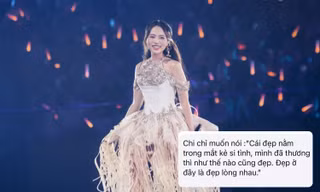 Phương Mỹ Chi bác bỏ thông tin sai lệch, khẳng định quan điểm về “cái đẹp”