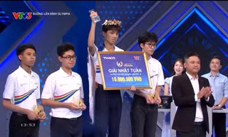 Nam sinh Hà Nội giành vòng nguyệt quế Tuần Olympia với màn về đích xuất sắc