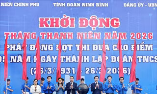 Ninh Bình khởi động Tháng Thanh niên 2026, phát động thi đua mừng 95 năm thành lập Đoàn