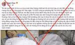 Hình ảnh bài viết sai sự thật lan tỏa trên không gian mạng. Ảnh Công an tỉnh Đồng Tháp.