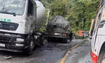 Xe đầu kéo gây tai nạn liên hoàn, đèo Bảo Lộc tê liệt