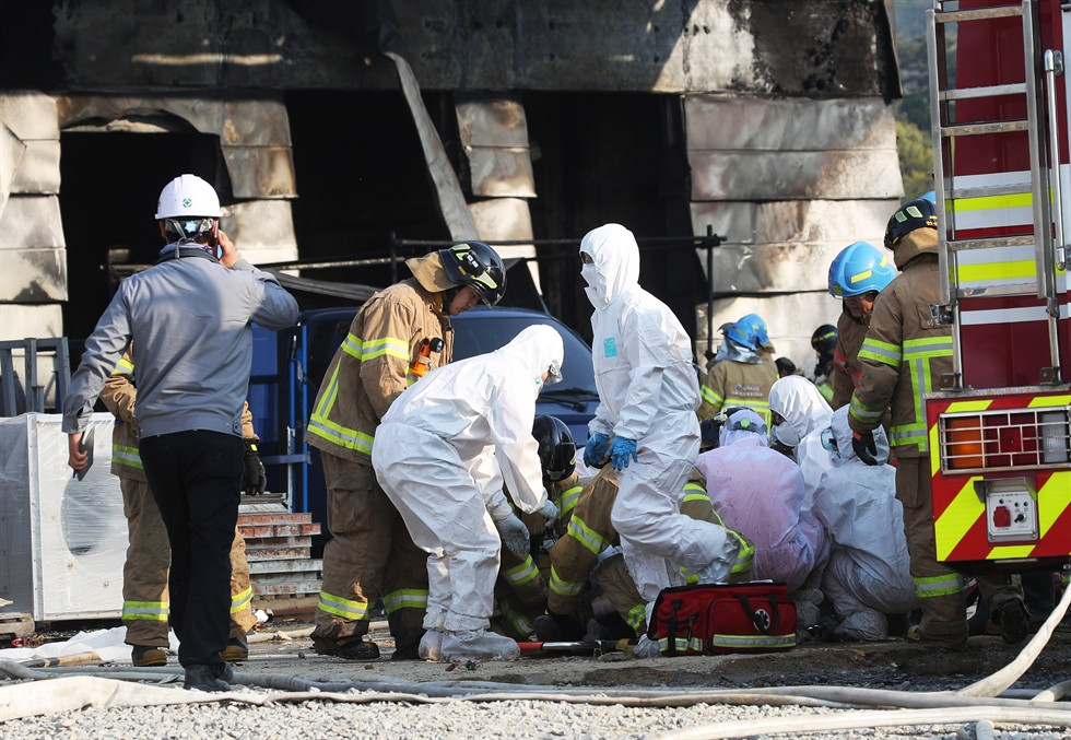 Cháy lớn tại công trường xây dựng Hàn Quốc, 32 người thương vong ảnh 2