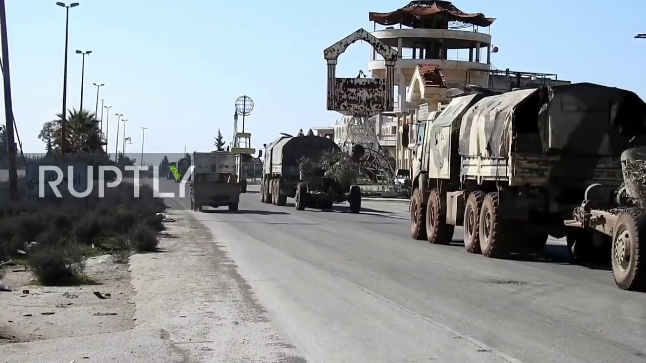 Syria triển khai loạt pháo phản lực Msta-B lên tiền tuyến Idlib ảnh 1