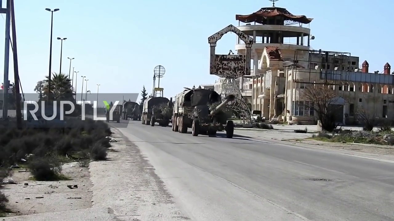 Syria triển khai loạt pháo phản lực Msta-B lên tiền tuyến Idlib ảnh 2