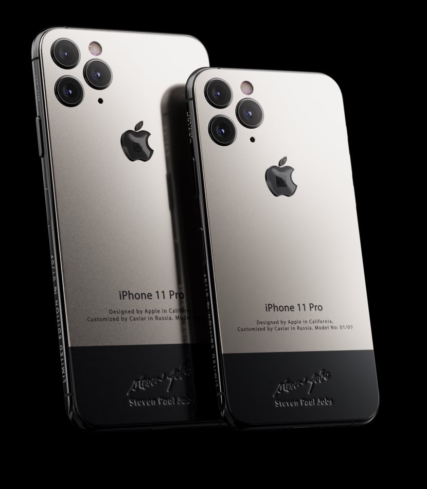 Caviar ra mắt iPhone 11 chế tác từ áo “cổ rùa” huyền thoại của Steve Jobs ảnh 1