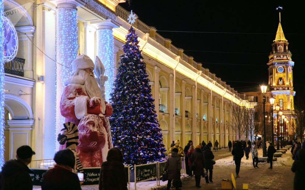 Saint-Peterburg lộng lẫy đón Giáng sinh và năm mới 2020 ảnh 7