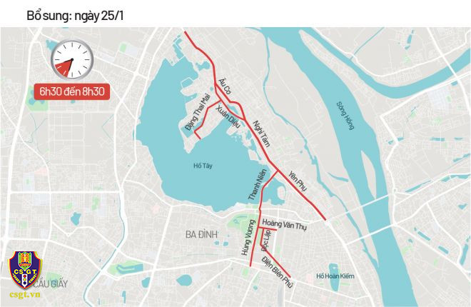 Hà Nội phân luồng giao thông phục vụ Đại hội Đảng XIII ảnh 6