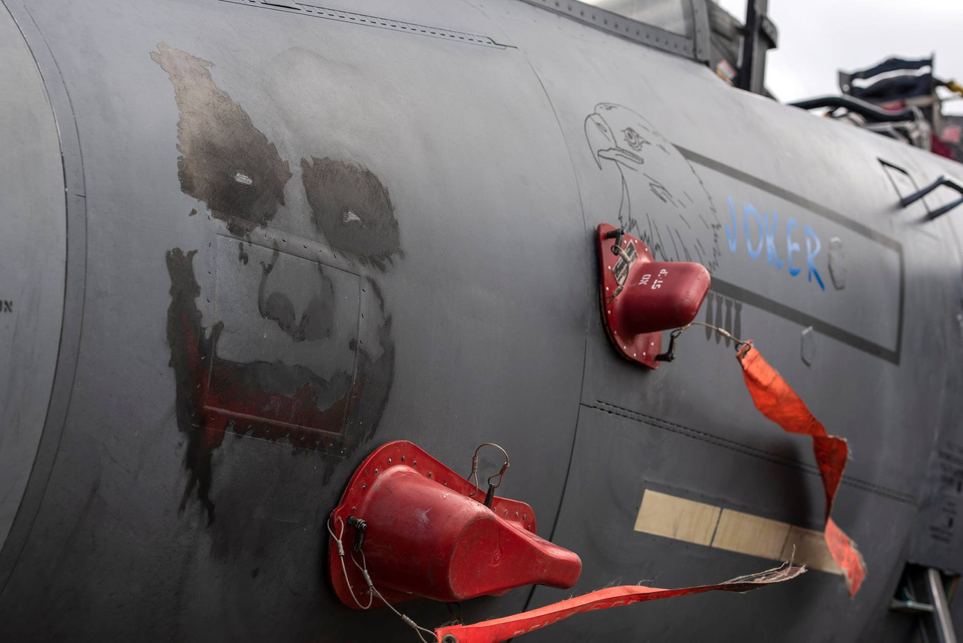 Xem dàn tiêm kích F-15E 'phiên bản Halloween' của Không quân Hoàng gia Anh ảnh 2