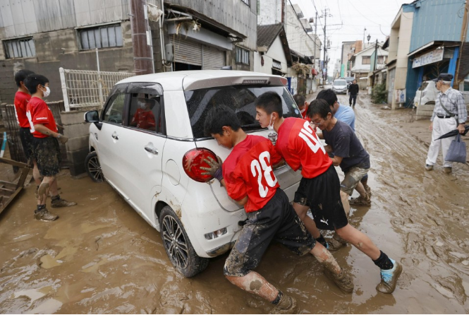 Nhật Bản: Lũ quét khiến ít nhất 22 người chết, sơ tán hơn 200.000 dân ảnh 10