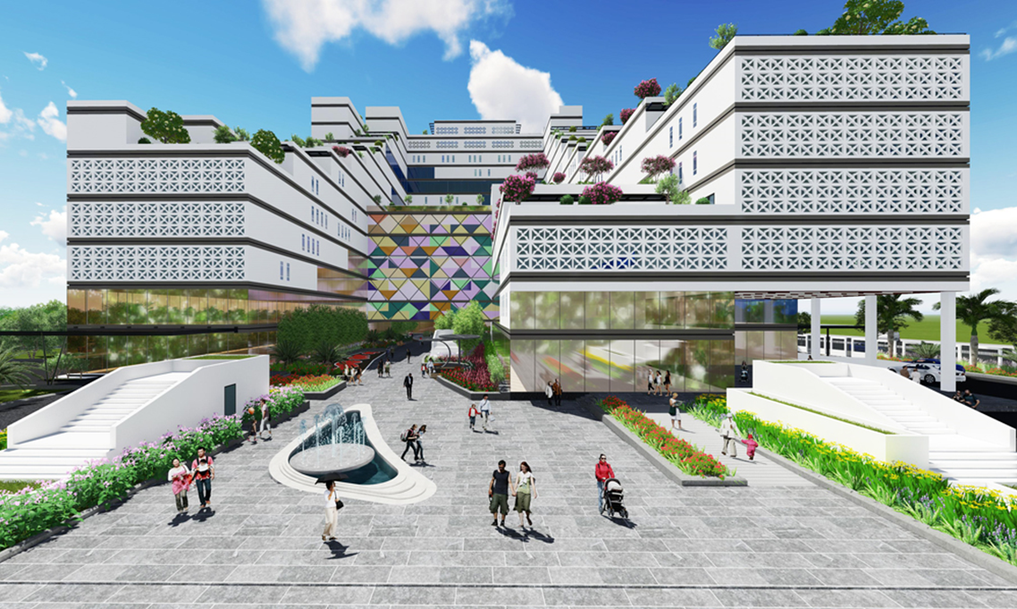 Kiến trúc độc đáo của bệnh viện thông minh hàng đầu miền Bắc ảnh 2