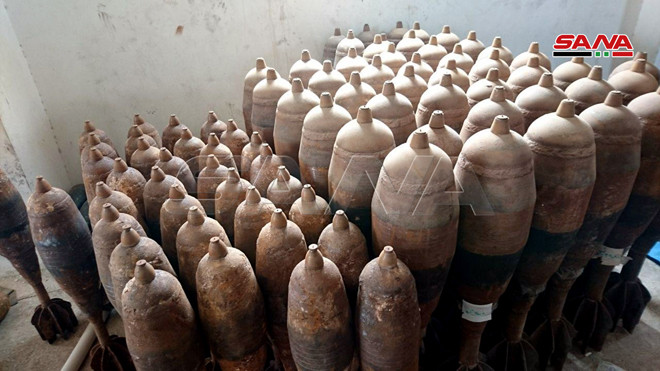 Phát hiện xưởng sản xuất vũ khí cực lớn của phiến quân ở Syria ảnh 7