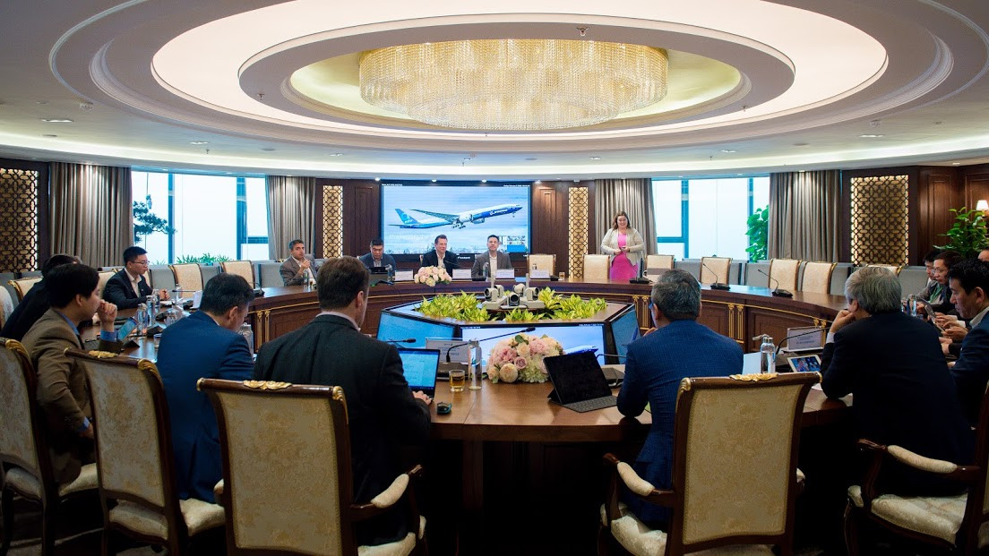 Boeing giới thiệu Bamboo Airways siêu máy bay Boeing 777-X ảnh 1