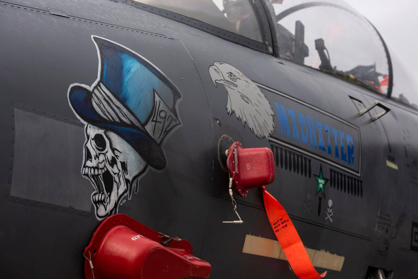 Xem dàn tiêm kích F-15E 'phiên bản Halloween' của Không quân Hoàng gia Anh ảnh 9
