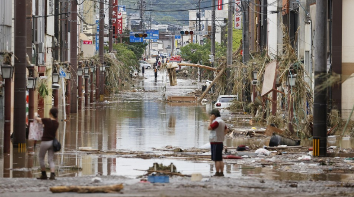 Nhật Bản: Lũ quét khiến ít nhất 22 người chết, sơ tán hơn 200.000 dân ảnh 6