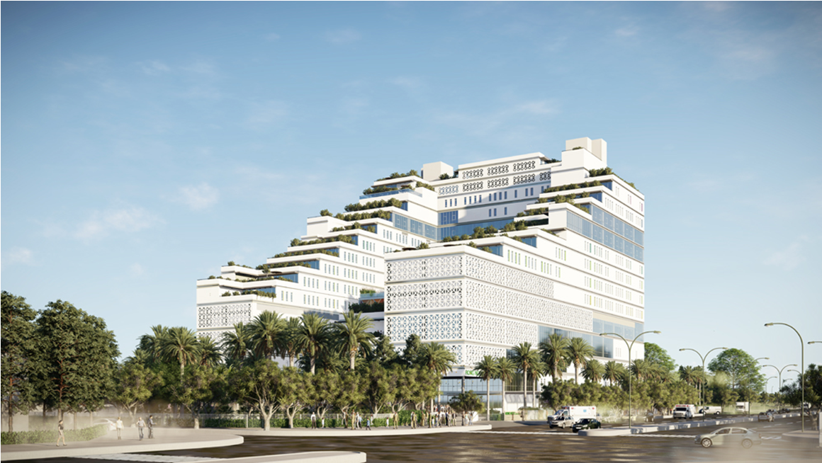 Kiến trúc độc đáo của bệnh viện thông minh hàng đầu miền Bắc ảnh 1