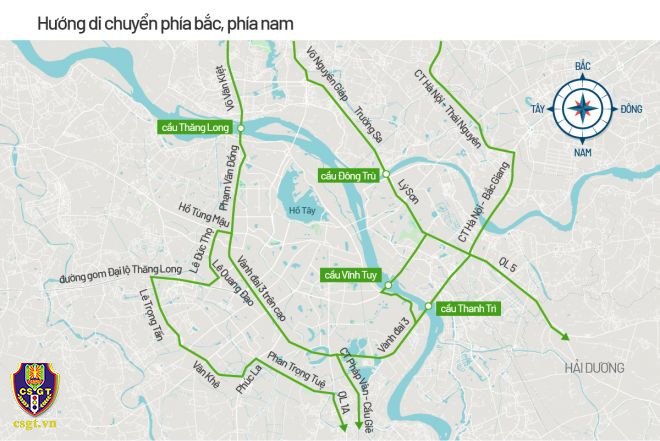 Hà Nội phân luồng giao thông phục vụ Đại hội Đảng XIII ảnh 2