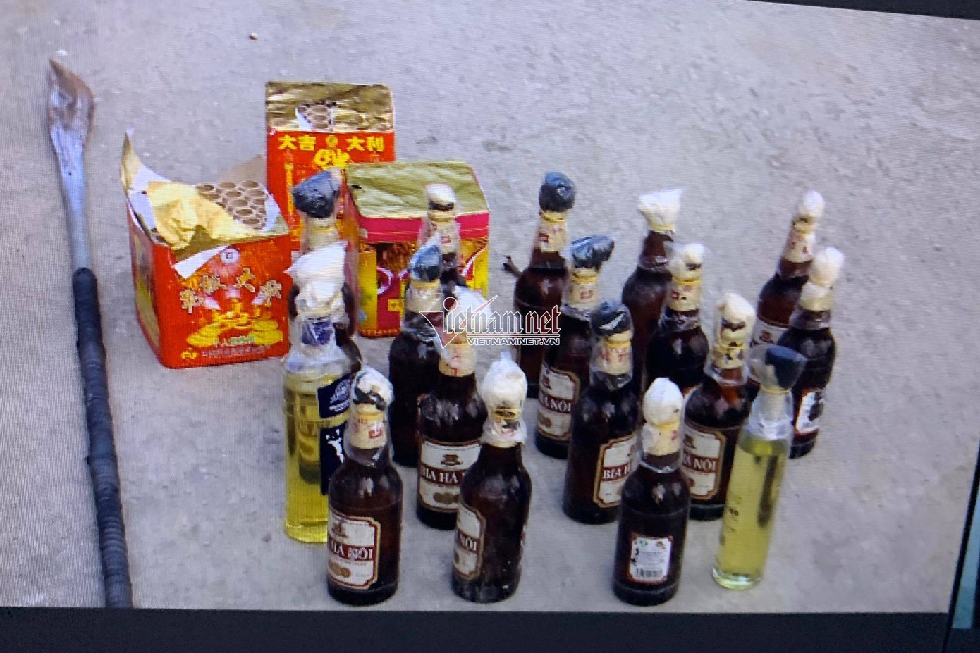 Thu giữ lựu đạn, bom xăng, bắt các đối tượng gây rối ở xã Đồng Tâm ảnh 3