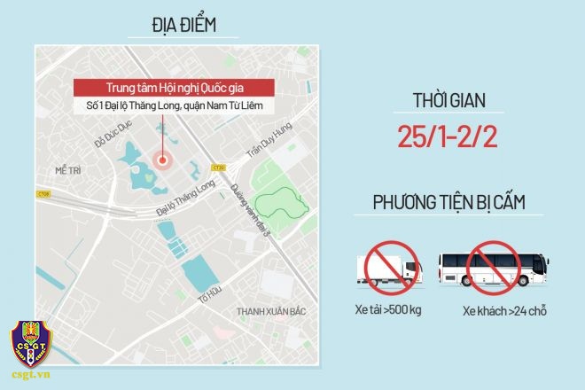 Hà Nội phân luồng giao thông phục vụ Đại hội Đảng XIII ảnh 4