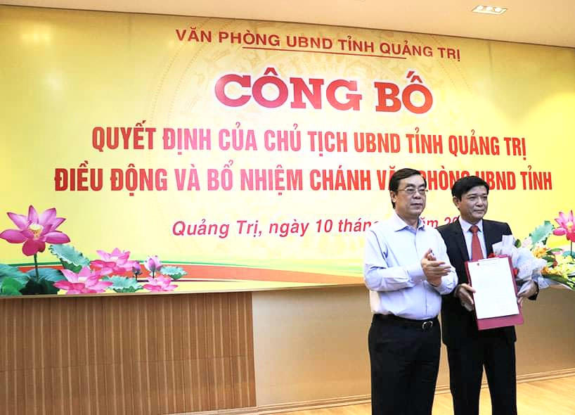 Quảng Trị có tân Chánh Văn phòng UBND tỉnh ảnh 1