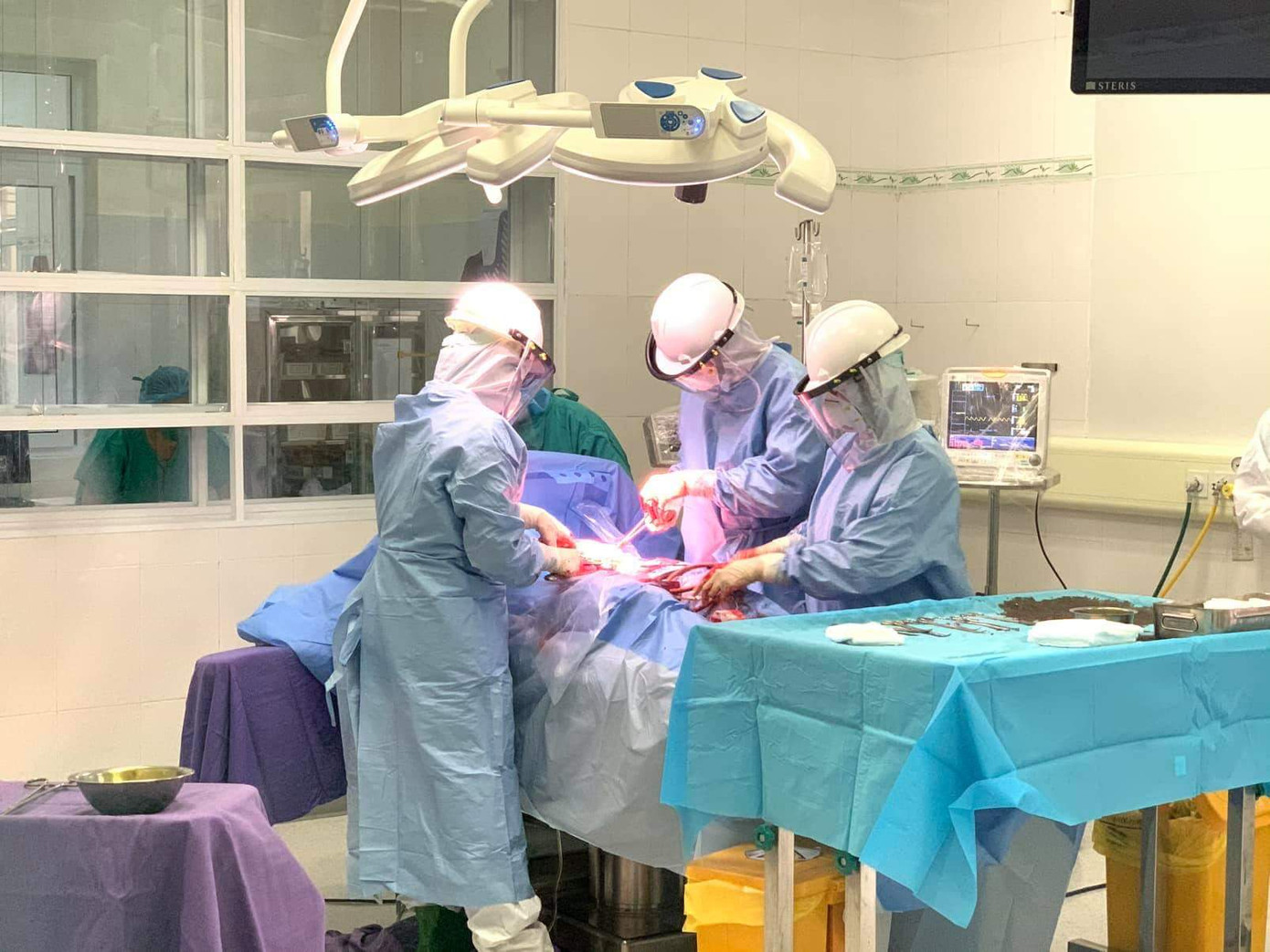 2 bé gái song sinh chào đời trong khu cách ly ảnh 1