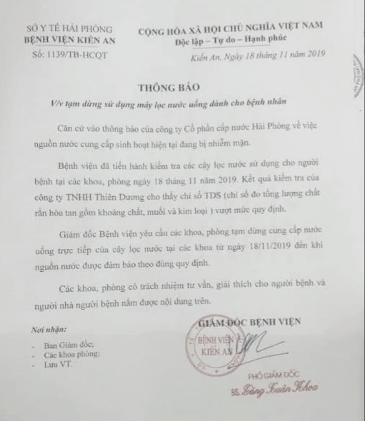 Vụ nước nhiễm mặn ở Hải Phòng: Chỉ số muối, kim loại vượt ngưỡng ảnh 2