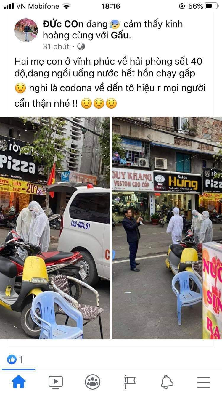 Thực hư thông tin hai mẹ con từ Vĩnh Phúc về Hải Phòng nghi nhiễm Covid-19 ảnh 1