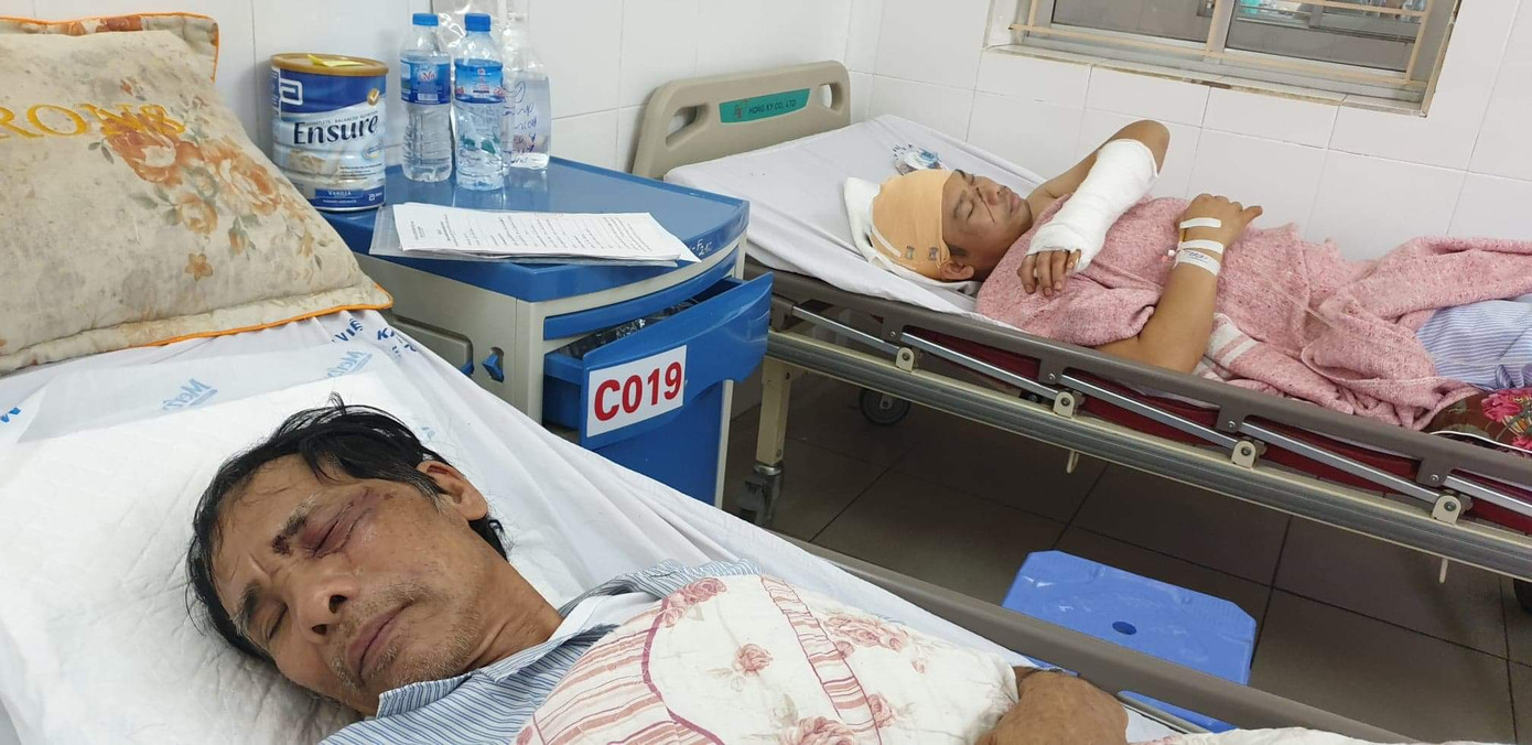 Hơn 40 thanh niên truy sát 2 cha con do mâu thuẫn đất đai ảnh 2