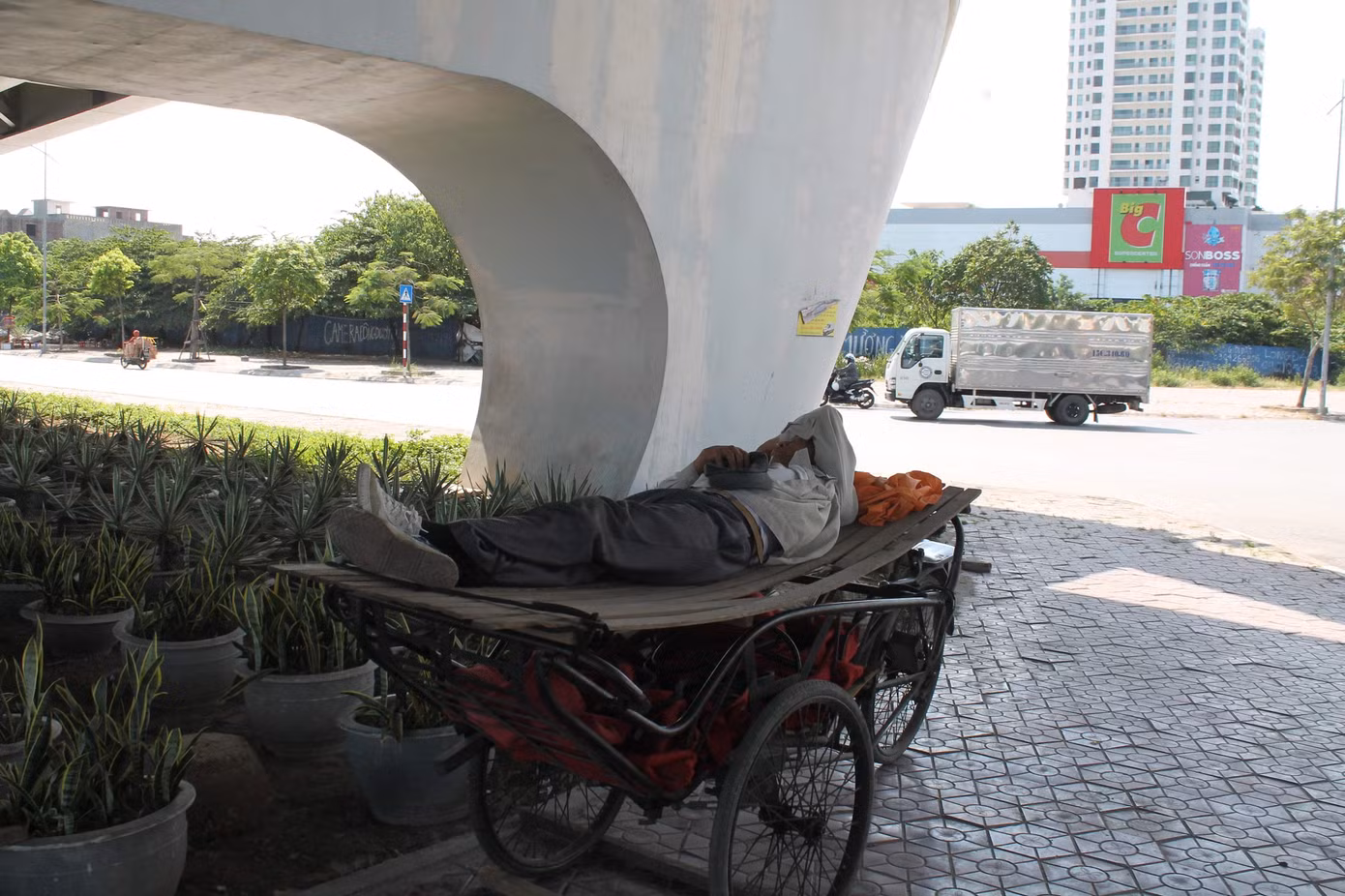 Người Hải Phòng đội nắng mưu sinh giữa trời nắng như đổ lửa ảnh 10