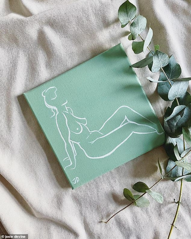 Vẽ tranh khỏa thân chống chán ngày dịch, 9x bỏ việc chính vì kiếm bộn tiền ảnh 6