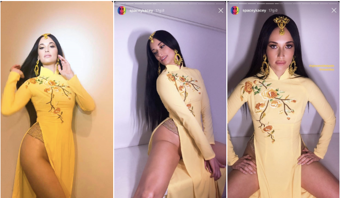 Ca sĩ từng gây sốc vì mặc áo dài không quần diện bodysuit màu nude gây hiểu lầm ảnh 7