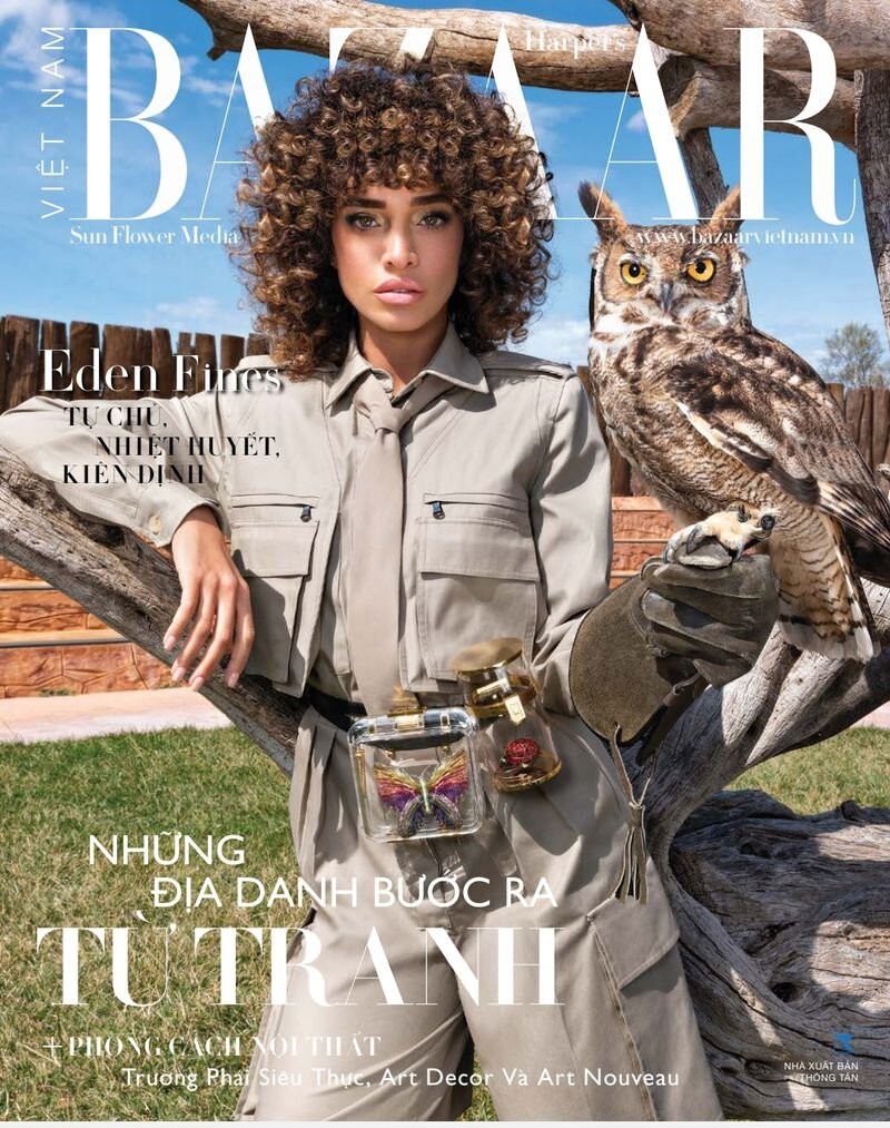 Nhan sắc sexy hoang dại của nàng mẫu Israel lên bìa Harper’s Bazaar Việt Nam ảnh 1