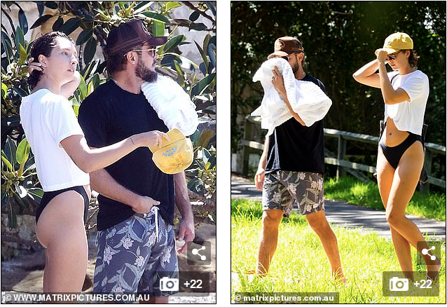 Zac Efron đưa bạn gái nóng bỏng đi biển ảnh 1