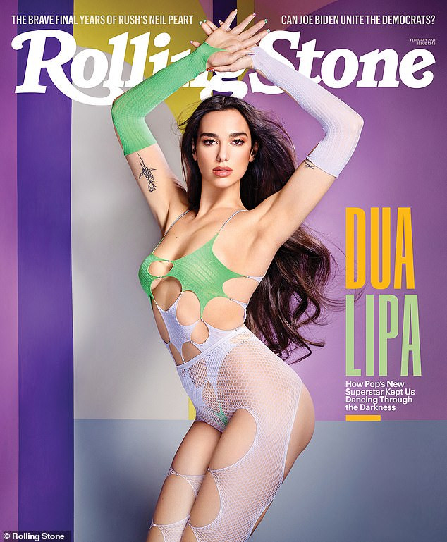 Dua Lipa gây choáng váng với ảnh hở hang táo bạo trên Rolling Stone ảnh 1