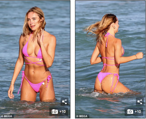 Kimberley Garner khoe dáng siêu quyến rũ với áo tắm bé xíu ảnh 4