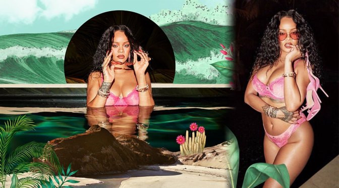Rihanna diện mốt lộ nội y, khoe ngực táo bạo ảnh 4