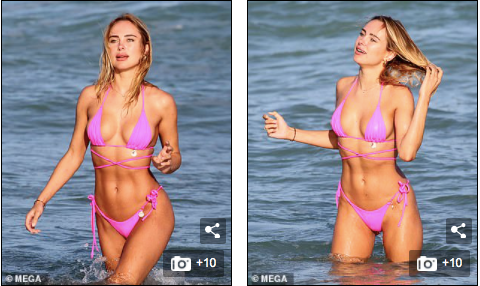 Kimberley Garner khoe dáng siêu quyến rũ với áo tắm bé xíu ảnh 5