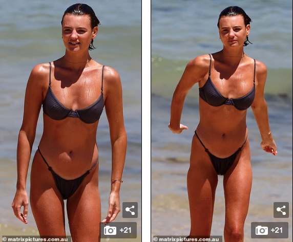 Mê mẩn ngắm body đẹp như tạc tượng của siêu mẫu Montana Cox với bikini ảnh 4