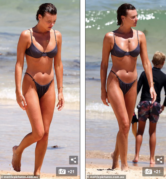 Mê mẩn ngắm body đẹp như tạc tượng của siêu mẫu Montana Cox với bikini ảnh 3