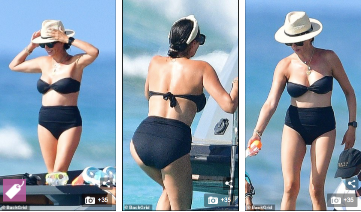 Vợ 'ông trùm giải trí' Simon Cowel nõn nà gợi cảm ở biển với bikini quây ảnh 4