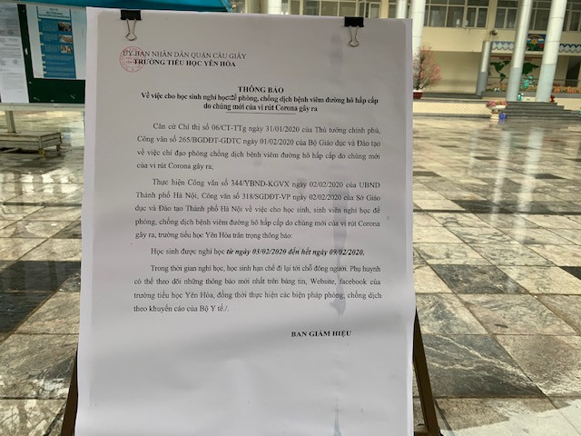 Hà Nội: Trường học vắng bóng học sinh, sinh viên vì dịch corona ảnh 15