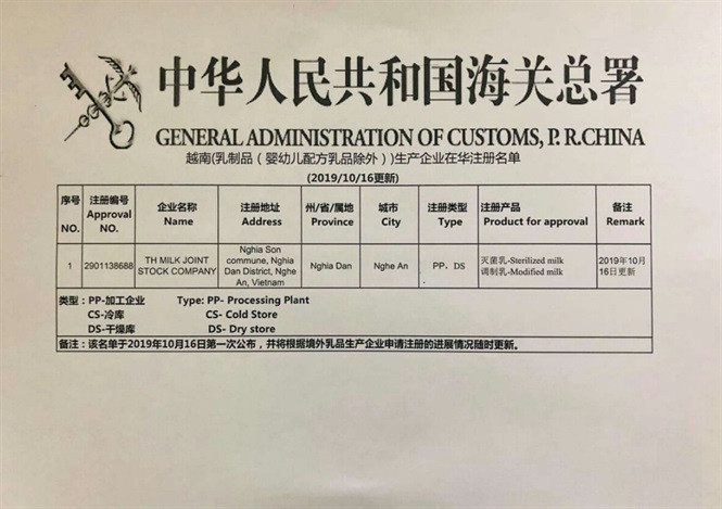 TH True Milk là doanh nghiệp đầu tiên xuất khẩu sữa chính ngạch sang Trung Quốc ảnh 2