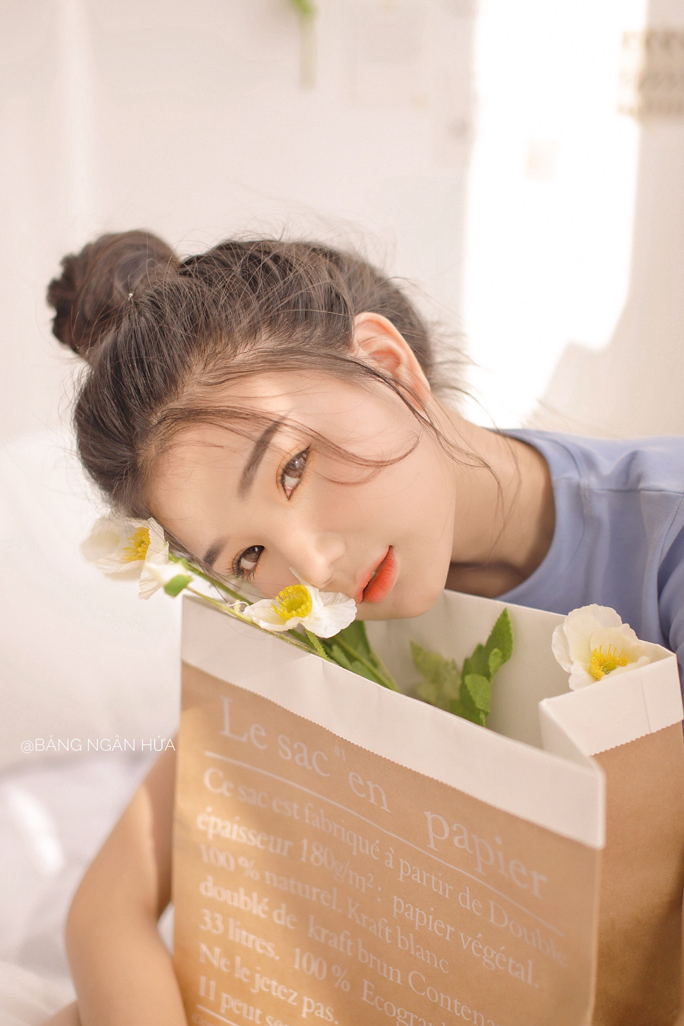 Nữ sinh 10X Bình Dương sở hữu nhan sắc ngọt ngào tựa “búp bê lai” ảnh 2