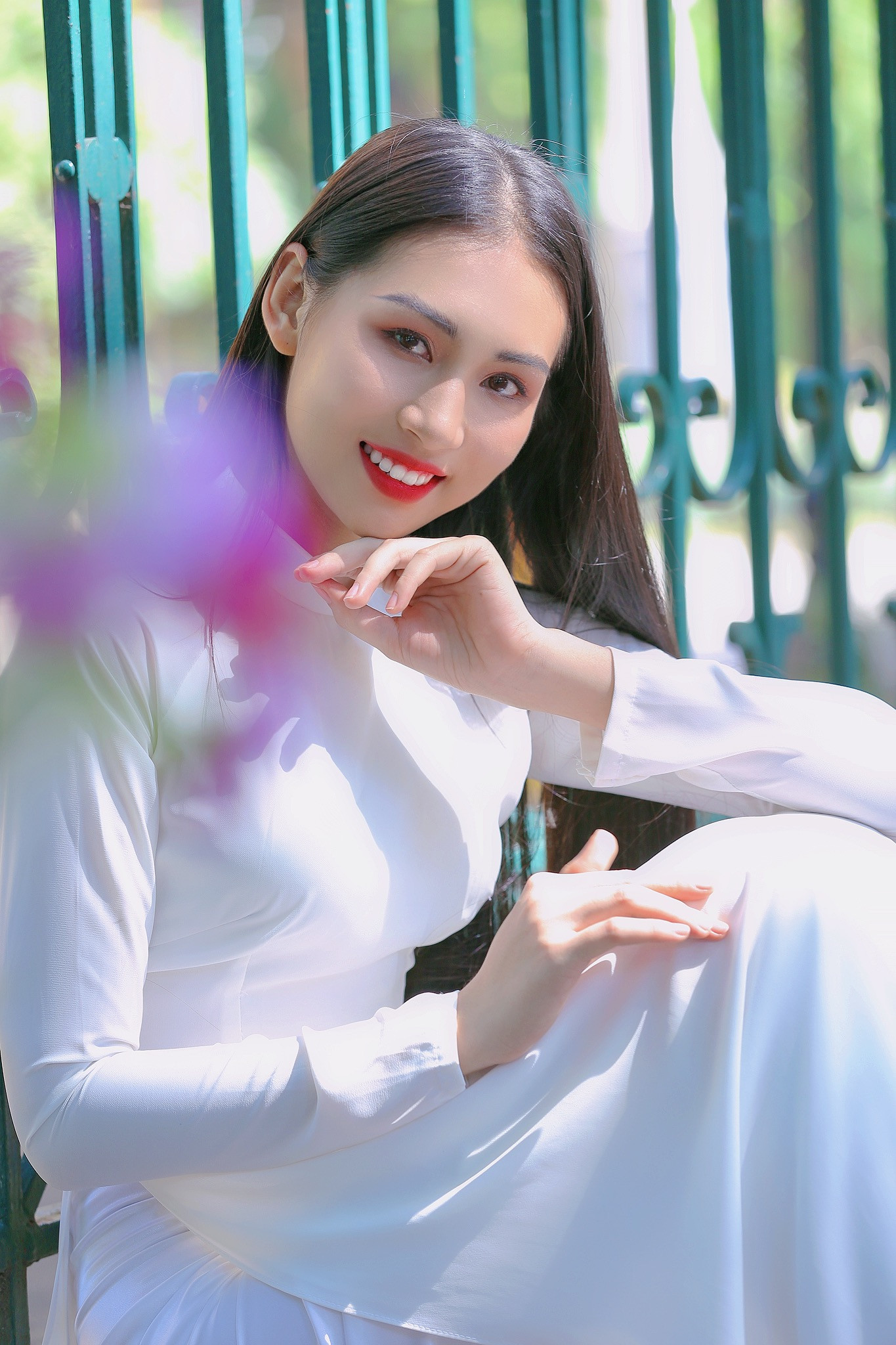 Hoa khôi Học viện Phụ nữ Việt Nam tinh khôi trong bộ ảnh áo dài ảnh 3