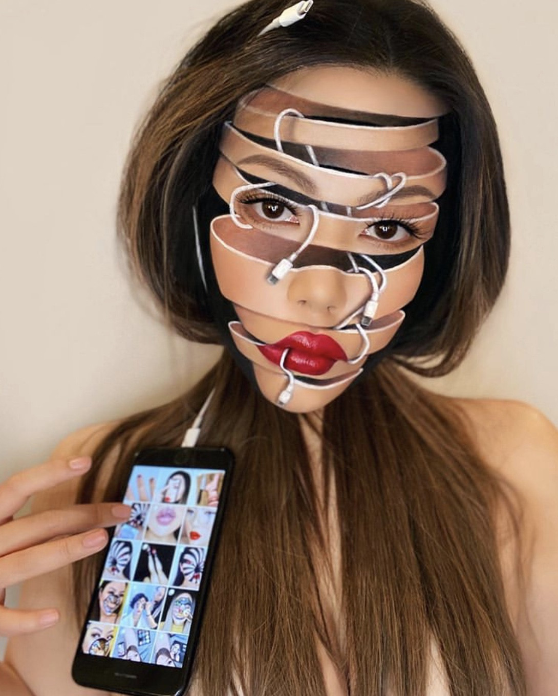 “Phù thủy make-up” Canada và phong cách trang điểm ảo ảnh thị giác ảnh 4